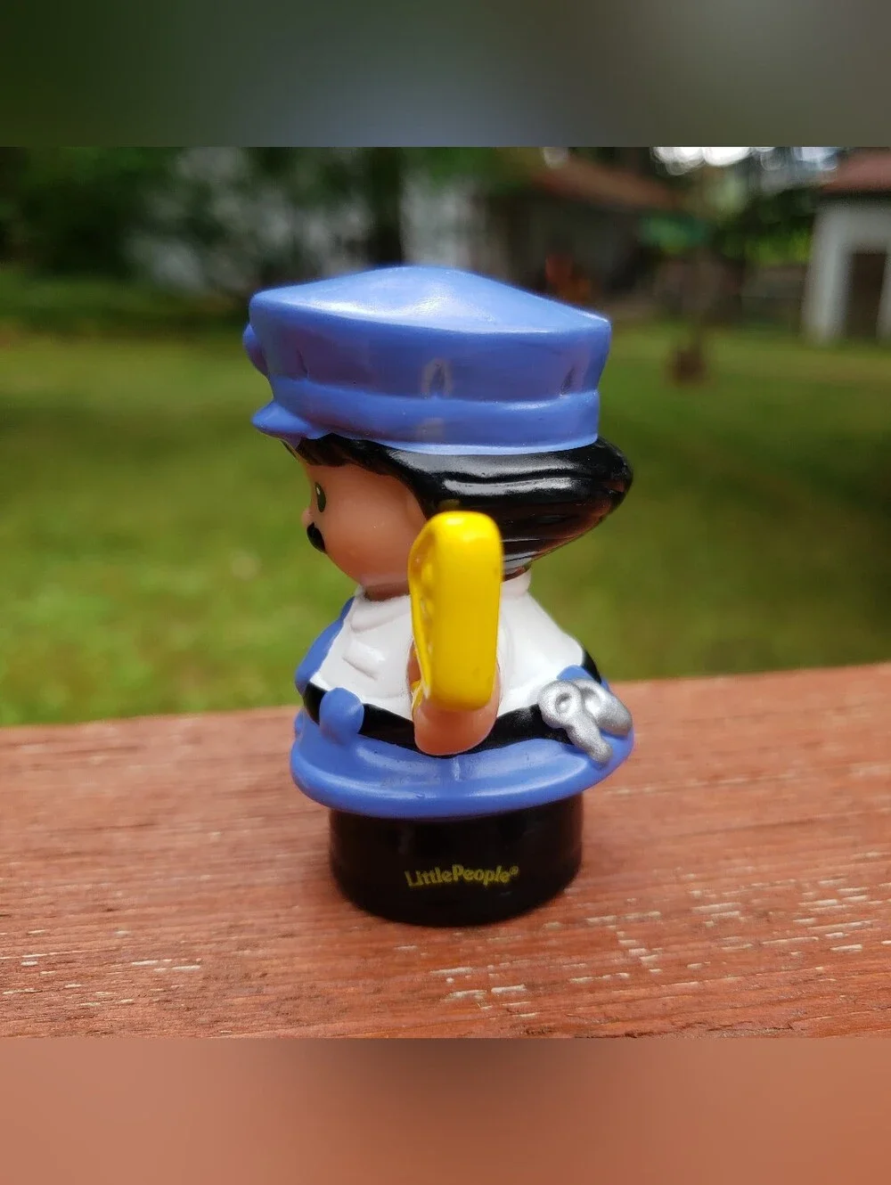 2005 Fisher Price Little People School Crossing Guard Toy Figure